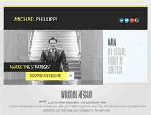 Tablet Screenshot of mikeaphillippi.com